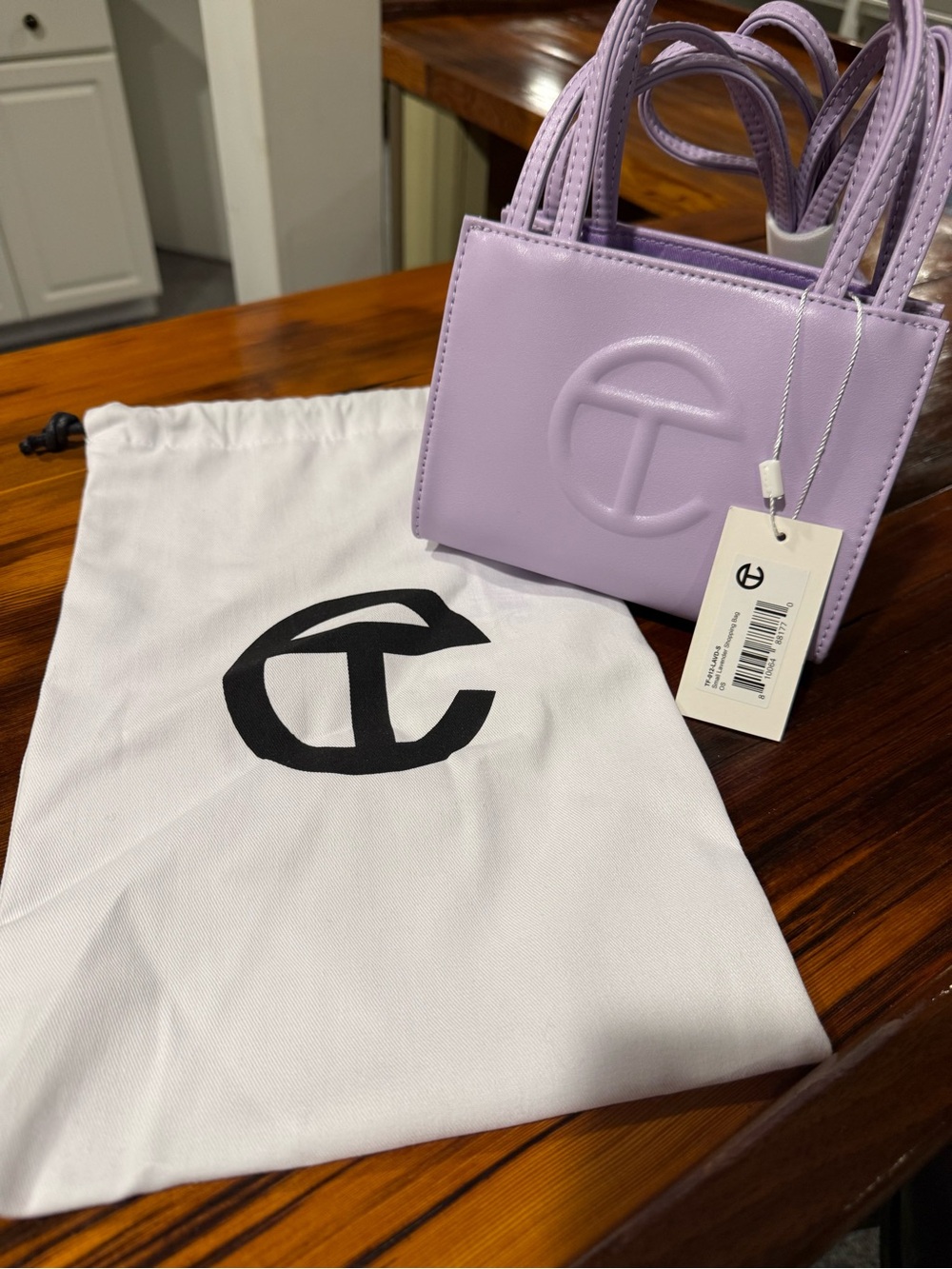 Telfar Mini Tote in Pastel Lavender